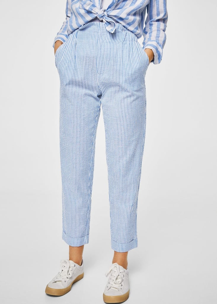 stripe suit pants
