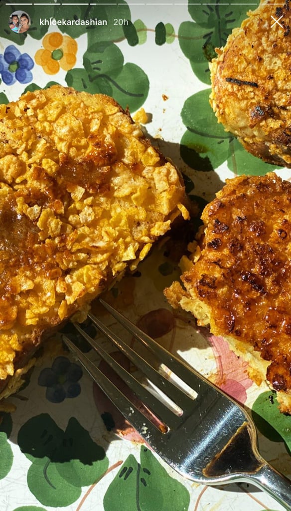 Kylie Jenner's Flakey French Toast Uses Frosted Flakes