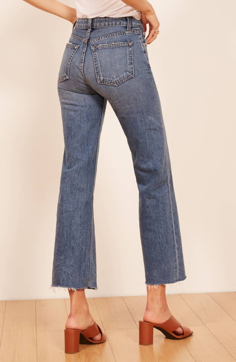Reformation Fawcett High Waist Crop Jeans Behold The Only Jeans