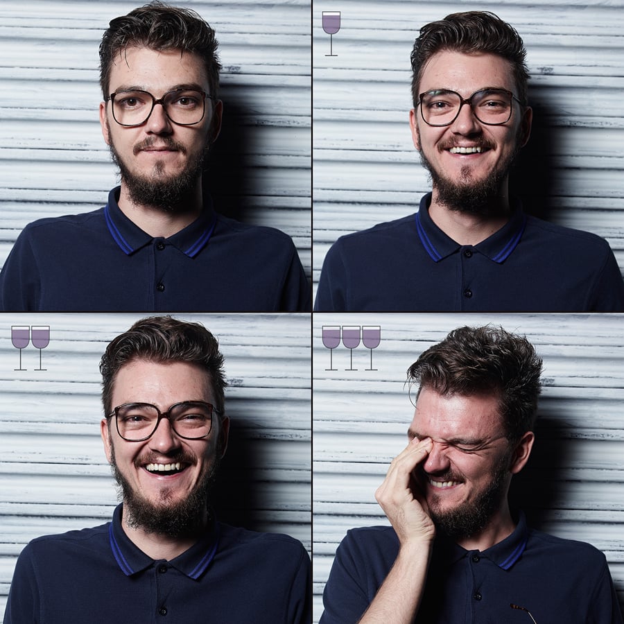 Photos of People After Drinking Wine
