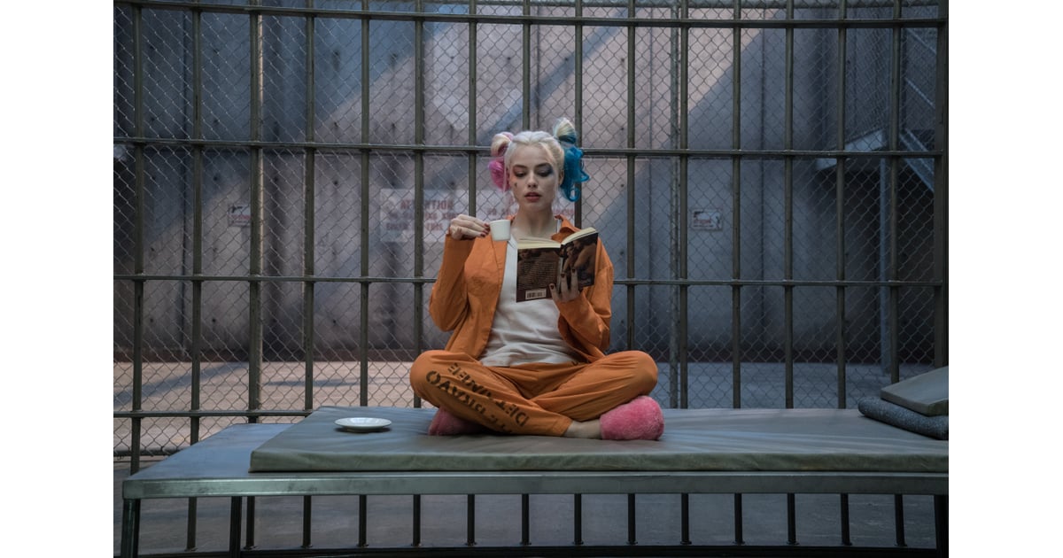 Harley Quinn is all locked up. Suicide Squad Pictures POPSUGAR