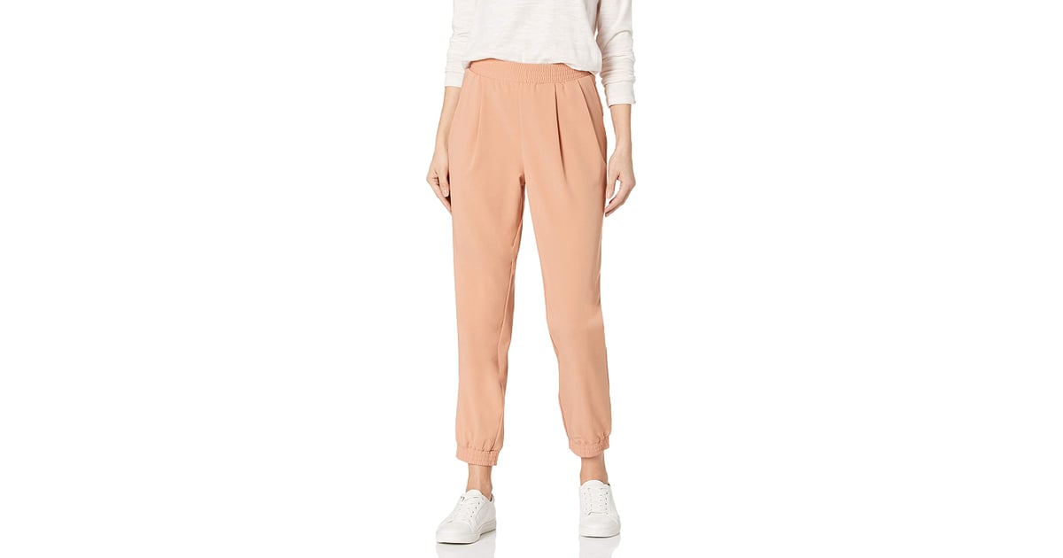 Daily Ritual Fluid Stretch Woven Twill Jogger Pants, ICYMI,  Has So  Many Comfy and Cute Pants — Shop Our Favourites Under $50