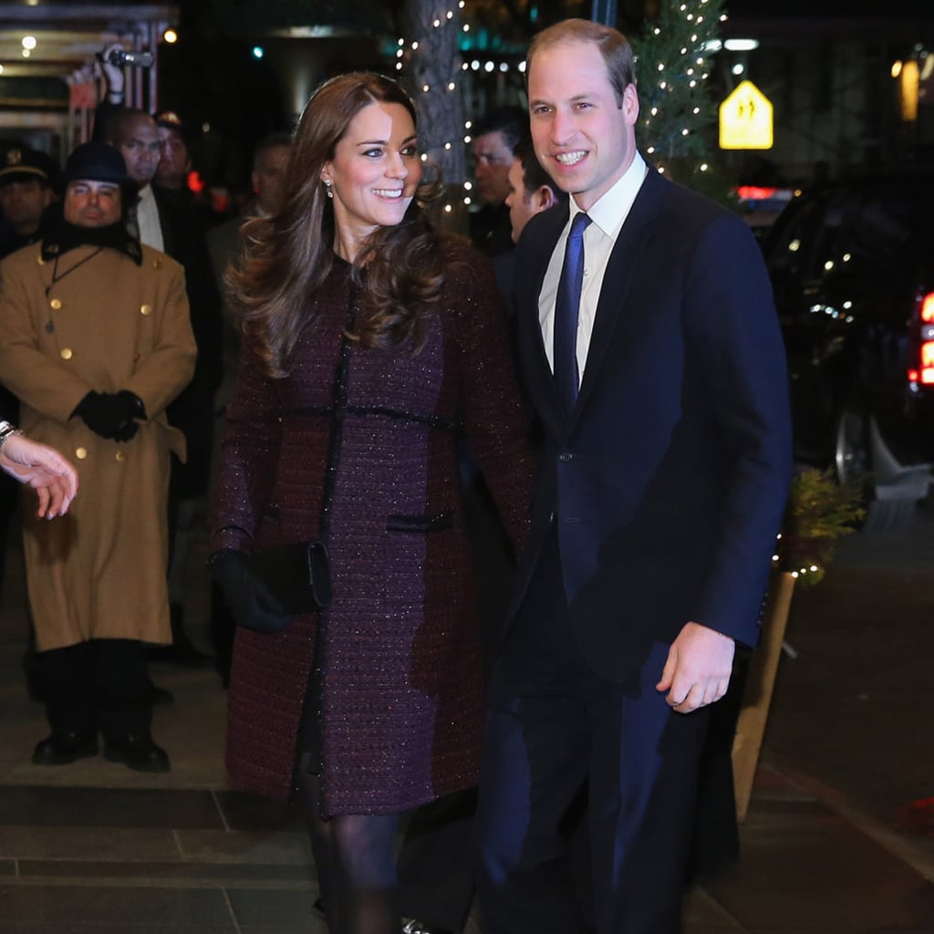 Kate Middleton Pregnant Wearing Seraphine Coat in New York