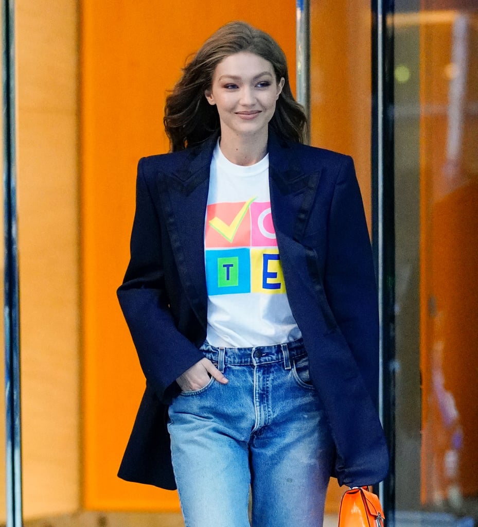 PS: During the most recent election season, your "Vote" and "Love is love" t-shirts have been worn by leading women such as Gigi Hadid. Why design pieces that have a political or social meaning?
PG: I think it's not just designers, but anyone with an audience - whether its an audience of one or one million or 100 million - to be responsible and aware of the audience that we have, and to talk about issues that are close to your heart. For me personally, in this current political and cultural climate, I think it's extremely important to talk about issues other than fashion - which is my passion and first love - because we don't live in a vacuum. The decisions made at the White House affect all of us, and I think now more than ever, we are in a position where we are able to make a very significant decision with the simple action of voting, and decide who will decide the future. 
So when Gigi saw that I had designed and worn the 'Vote' shirt for my show, she said, 'Oh my God, P, I want that!' and so I sent it to her, and then she wore it just before voting ended. And that's what is incredible about her and her sister [Bella Hadid]. They are extremely aware about what they are able to create and the captive audience that they have, and they are unafraid to use their voices. So it was exciting. And when I saw it, I texted her, 'You're good.'