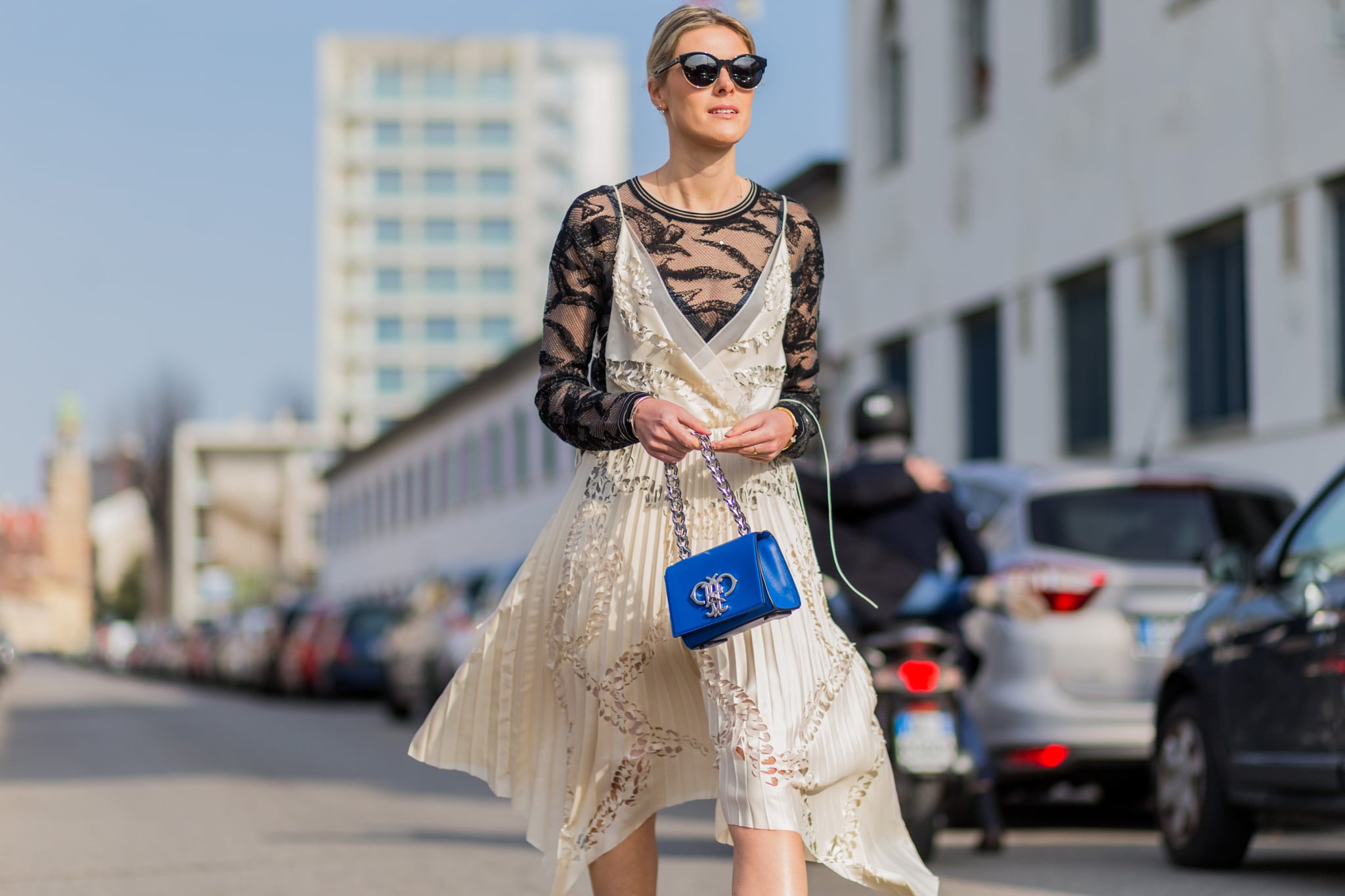 Wear the Sheer Top Under a Dress | 16 ...