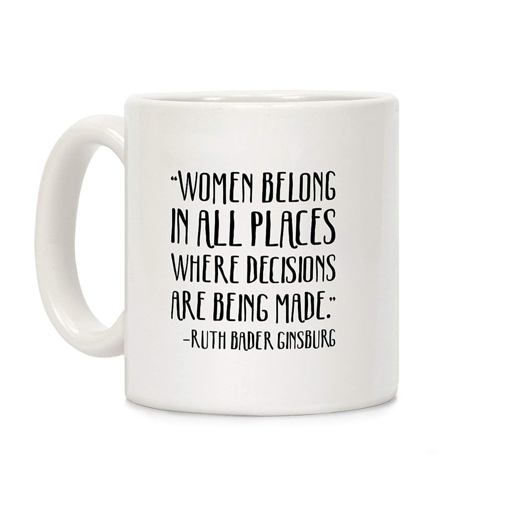 LookHUMAN RBG Quote White Coffee Mug