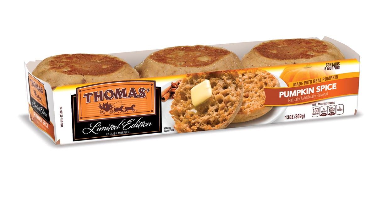 Thomas Pumpkin Spice English Muffins Pumpkin Spice Flavored Products