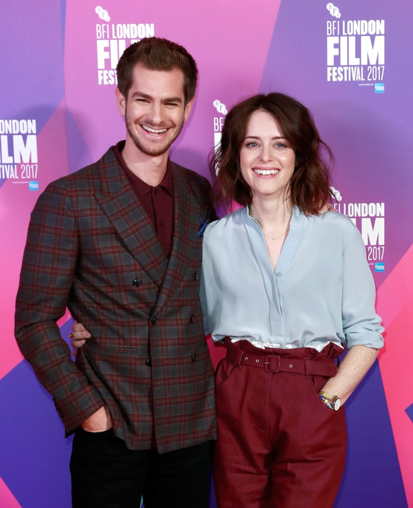 Andrew Garfield and Claire Foy at Breathe Photocall 2017