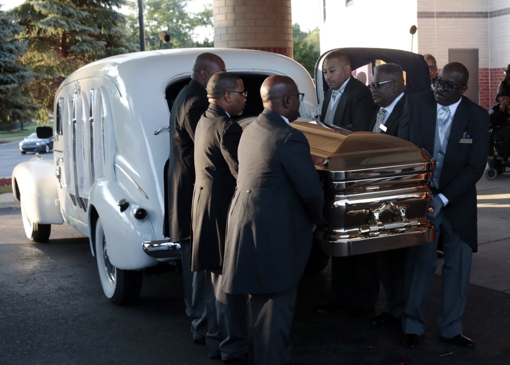 Aretha Franklin Funeral Pictures