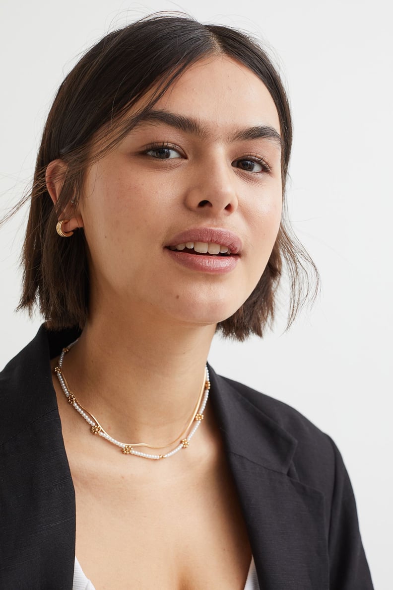 Pearl Jewelry: H&M Double-Strand Necklace