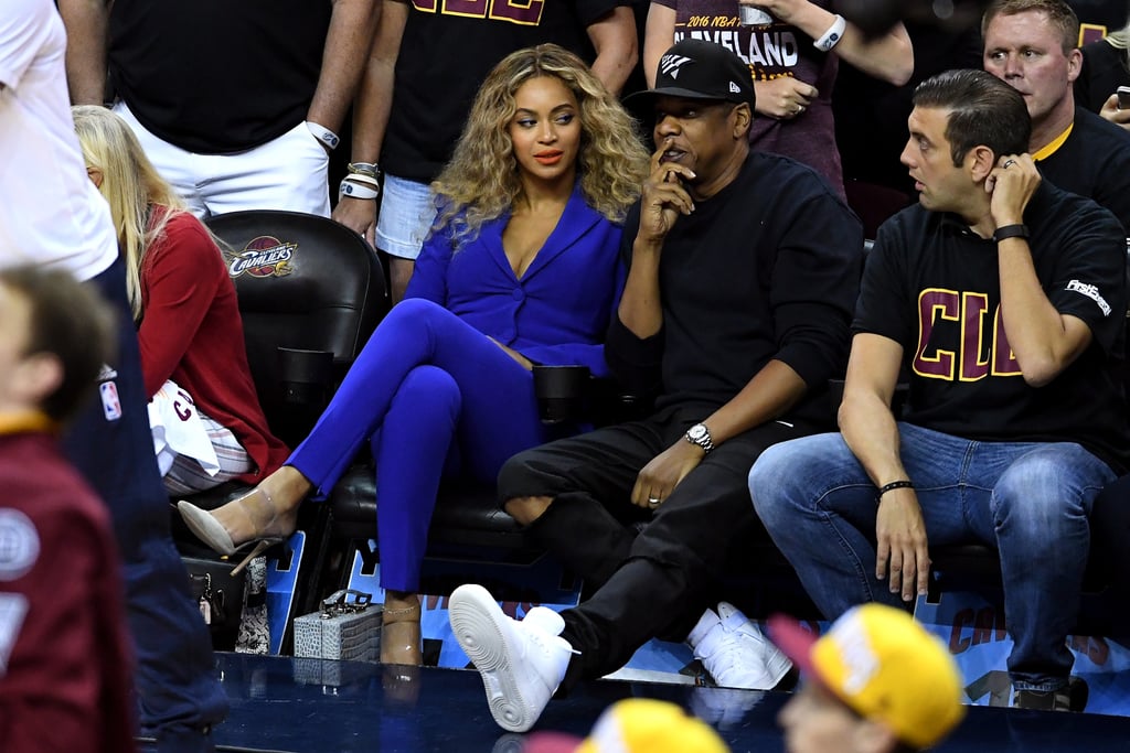 Beyonce and Jay Z at NBA Finals Game June 2016