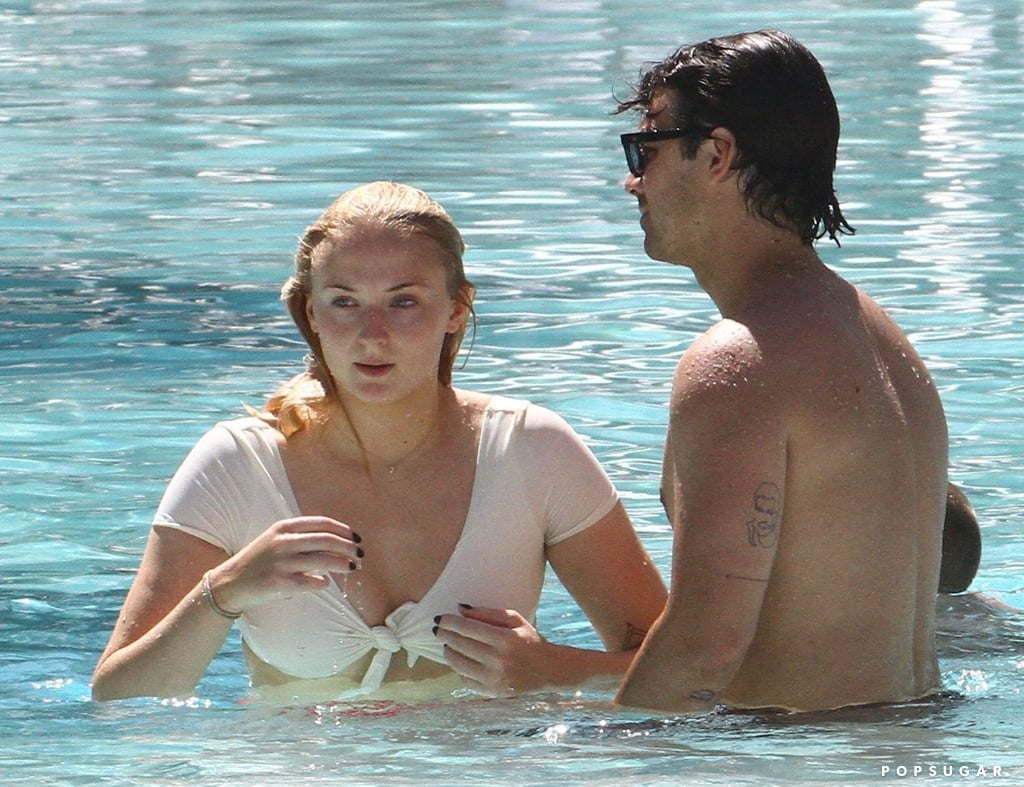 Joe Jonas and Sophie Turner Kissing in Miami August 2018