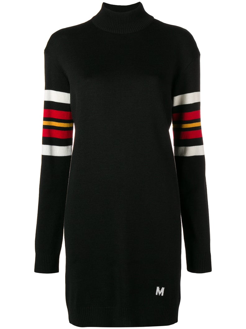MSGM Striped Color-Block Sweater Dress