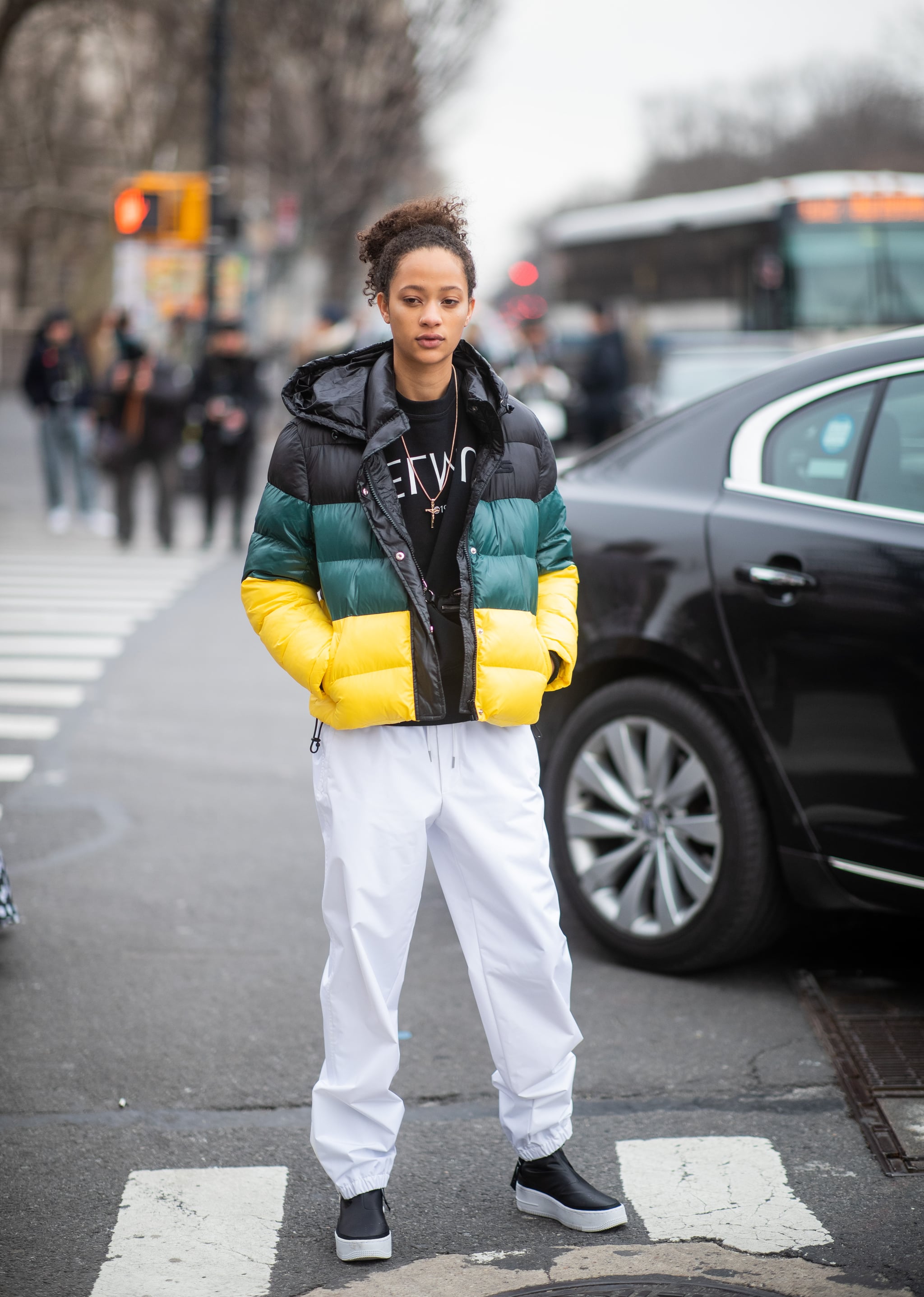 sweatpants outfit winter