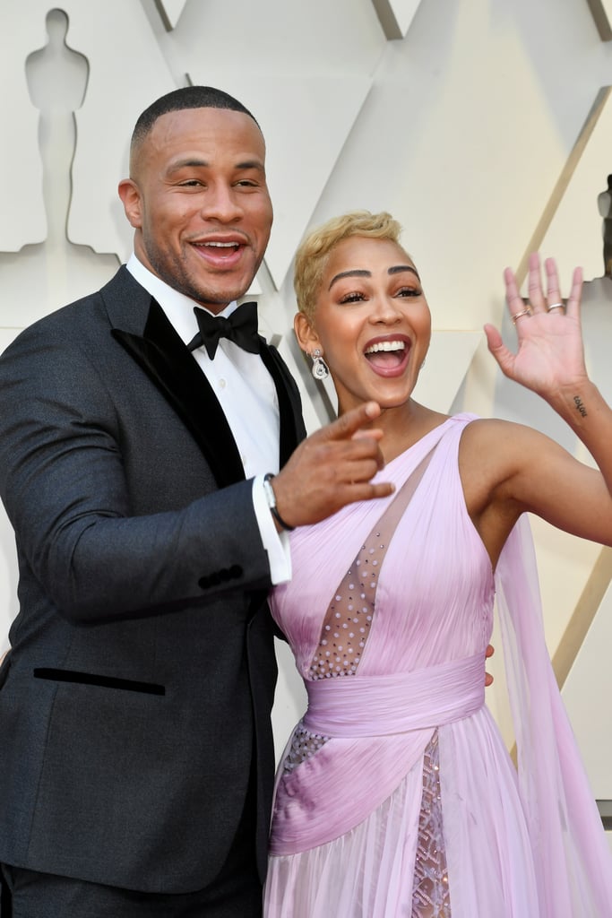 DeVon Franklin and Meagan Good at the 2019 Oscars