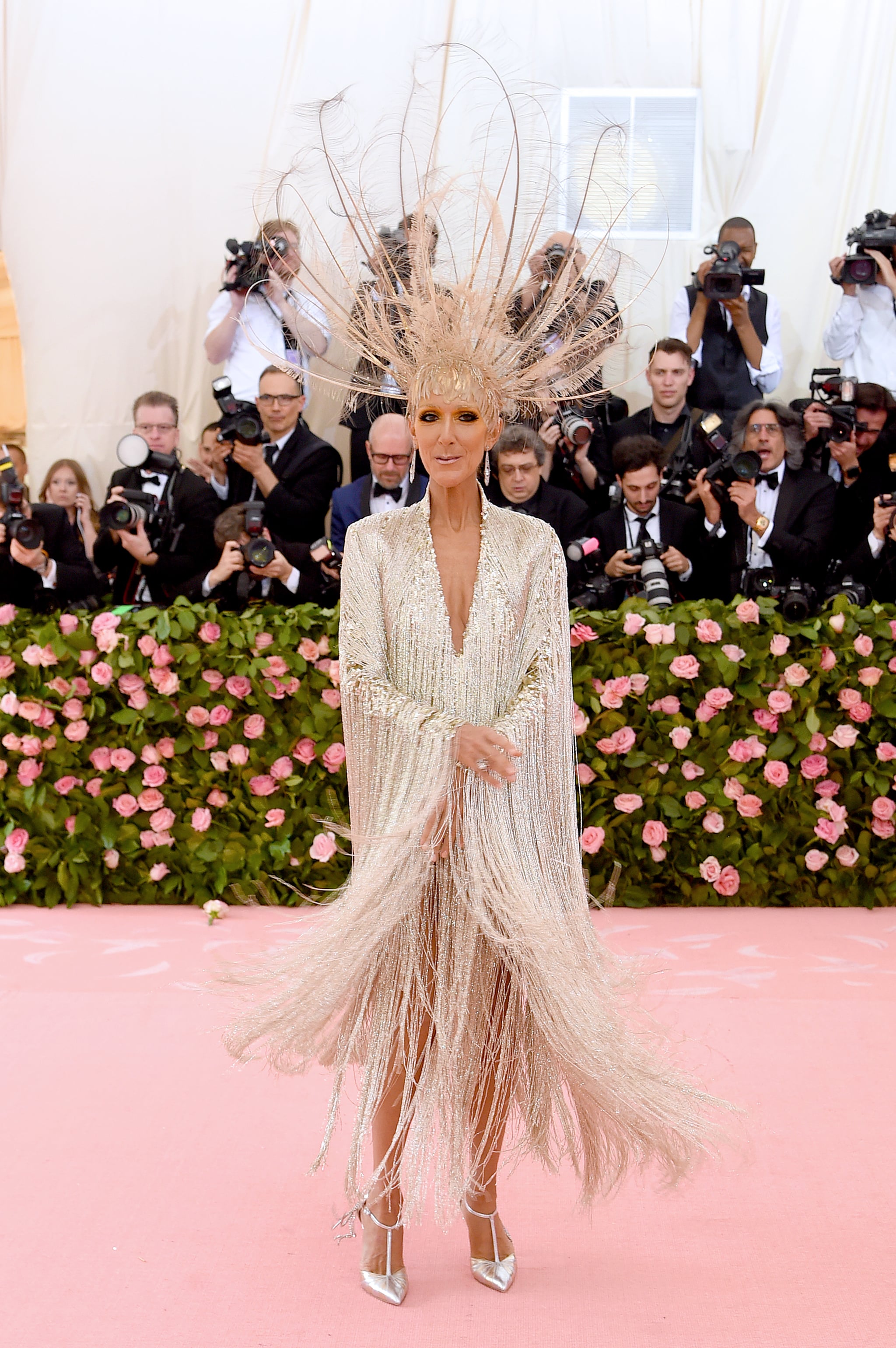 Celine Dion at the 2019 Met Gala POPSUGAR Celebrity UK