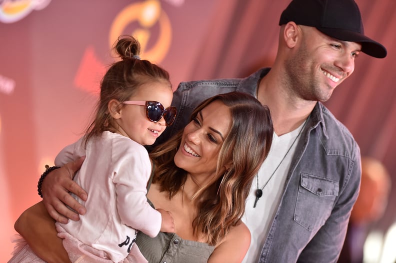LOS ANGELES, CA - JUNE 05:  Actress Jana Kramer, Mike Caussin and daughter Jolie Rae Caussin attend the World Premiere of Disney and Pixar's 'Incredibles 2' on June 5, 2018 in Los Angeles, California.  (Photo by Axelle/Bauer-Griffin/FilmMagic)