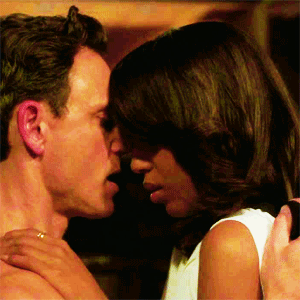 "Just stand here with me for one minute. Let's not go back in there or talk or think or . . . for one minute we just stand here, I'm not the candidate and you're not the campaign fixer, we're just us. One minute for just one minute . . . just . . . stand here." — Fitz