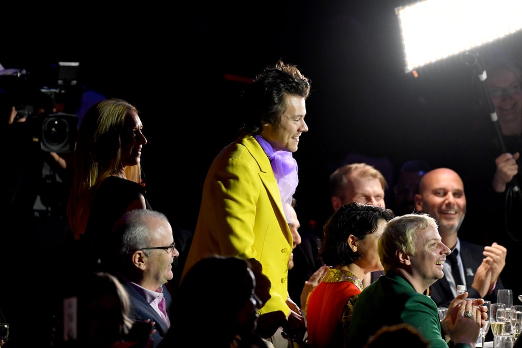 Harry Styles Yellow Marc Jacobs Suit at the Brit Awards 2020