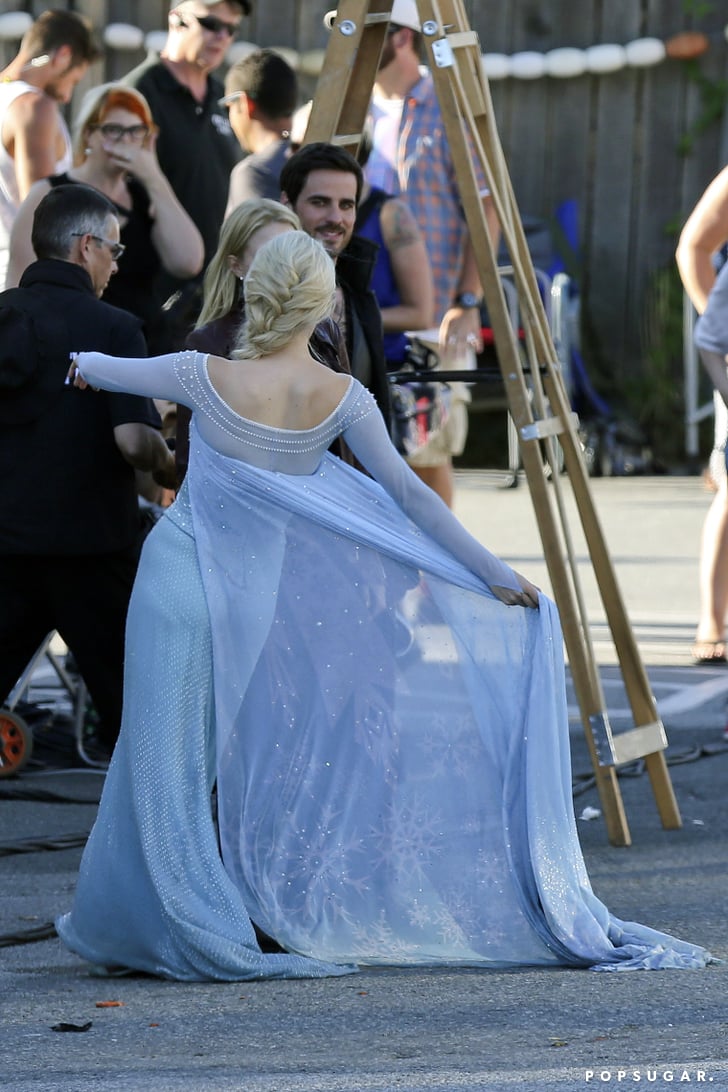 Georgina Haig As Frozen S Elsa On Once Upon A Time Popsugar Celebrity