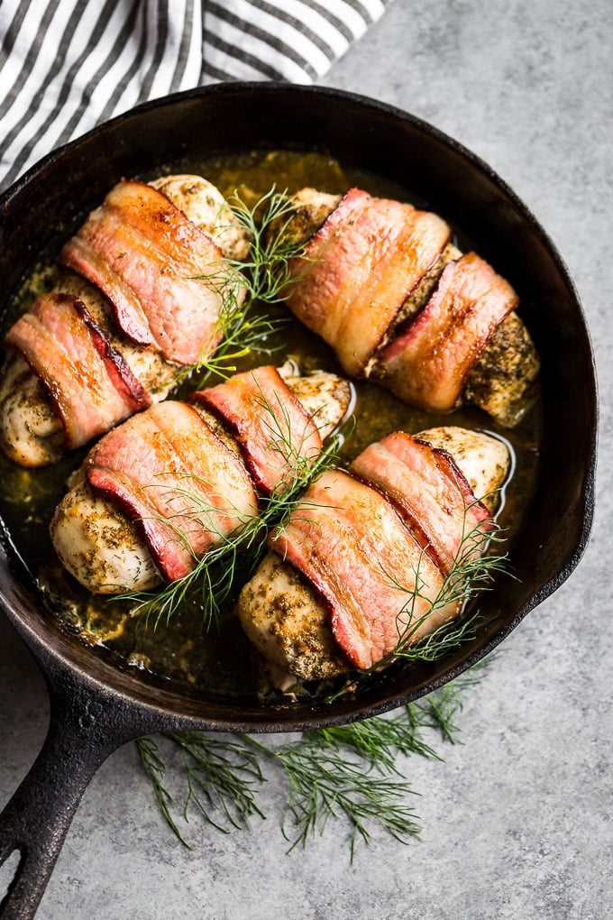 Bacon Wrapped Ranch Chicken Fall Chicken Recipes POPSUGAR Food Photo 5