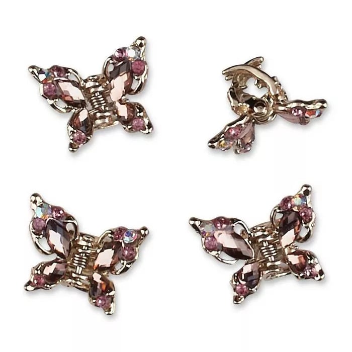 For a '90s Look: Scunci Mini Butterfly Jaw Clips
