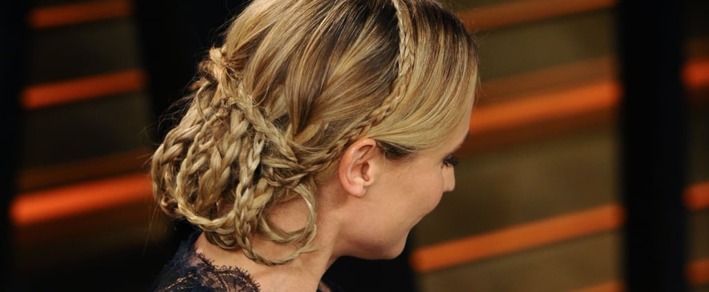 Diane Kruger Hair at the Vanity Fair Oscars Party 2014