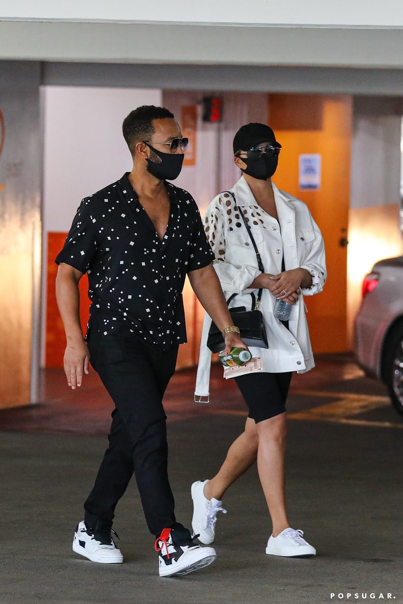 Chrissy Teigen and John Legend's Face Masks