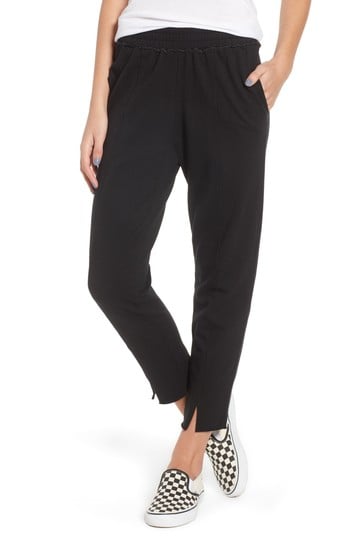 split color sweatpants