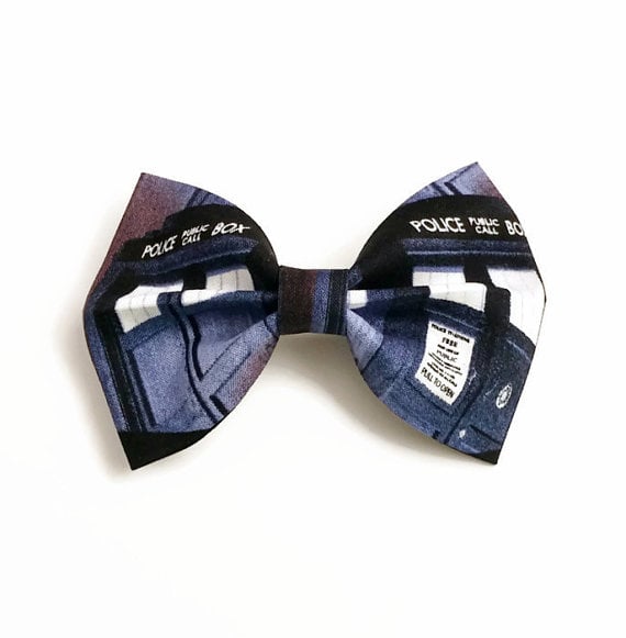 No Sleep Boutique Dr. Who Hair Bow