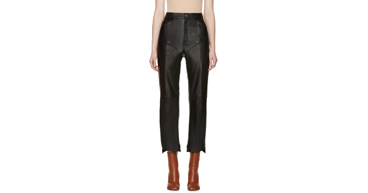 Vetements Black Leather Moto Pants ($2,300) | What to Buy at Vetements ...