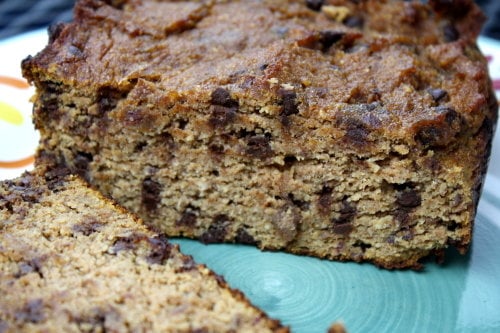 Chocolate Chip Paleo Pumpkin Bread