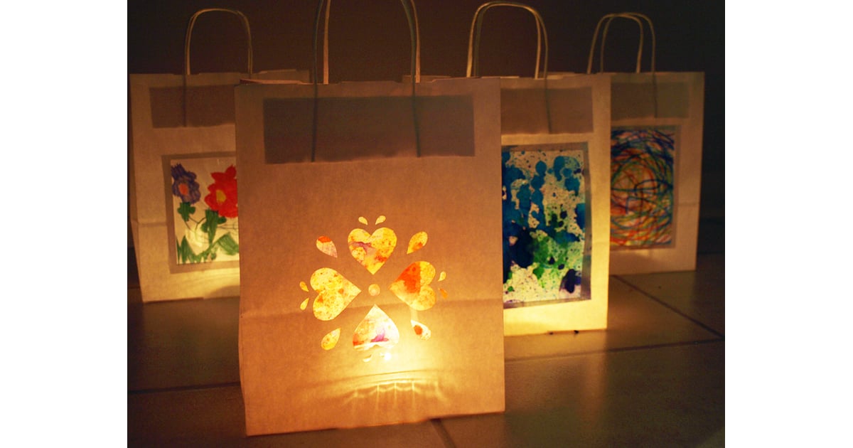 Light Up With Paper Lanterns Displaying Kids' Artwork POPSUGAR