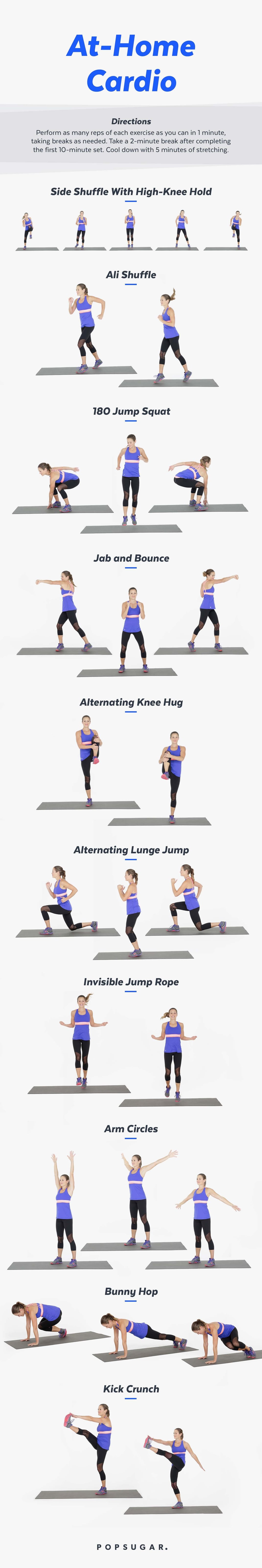 Printable Cardio Workouts | PS Fitness