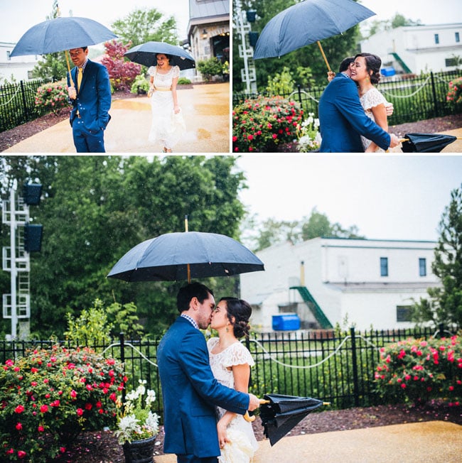 Rainy Day Wedding Pictures