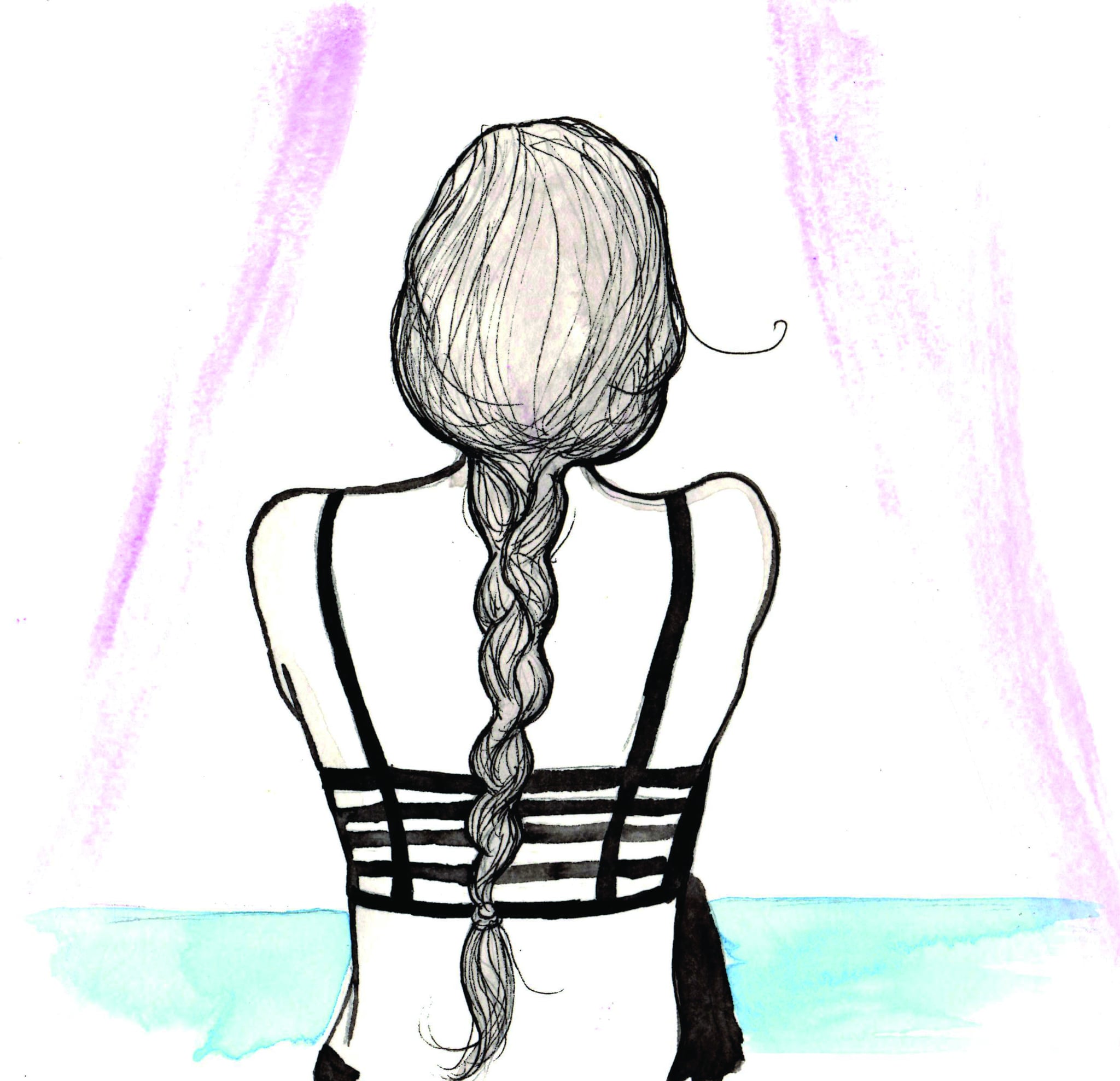 tumblr braid drawing