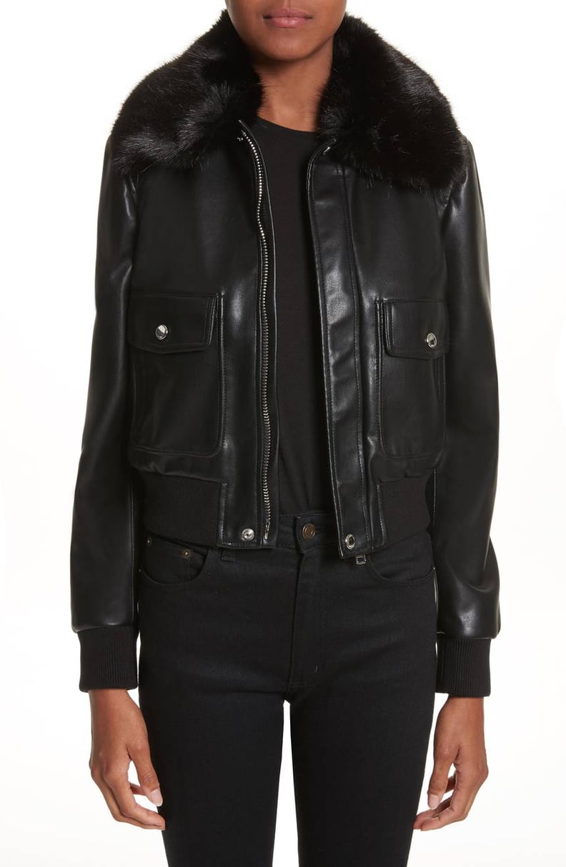 Givenchy Faux Leather Jacket