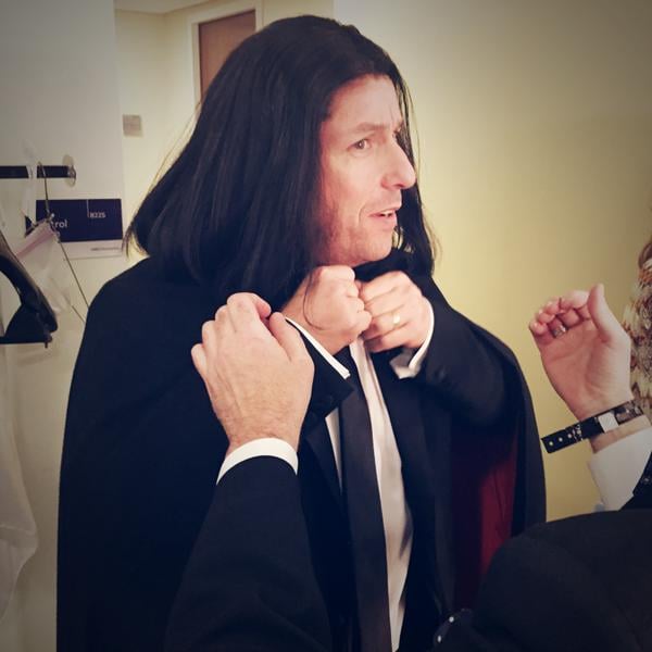 Adam Sandler got into character.