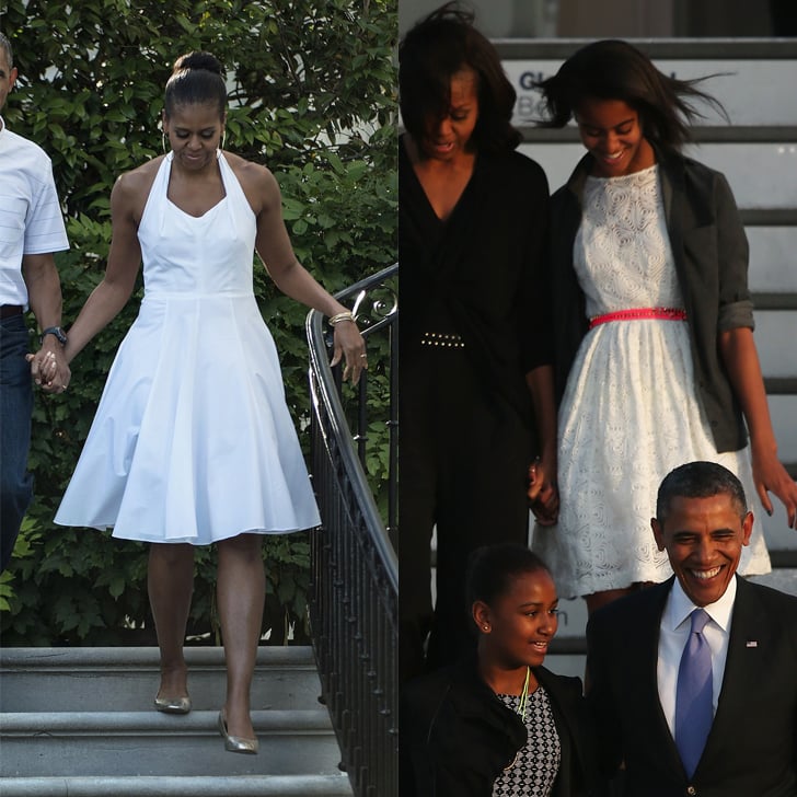 When They Both Looked Fierce in White Fit-and-Flares