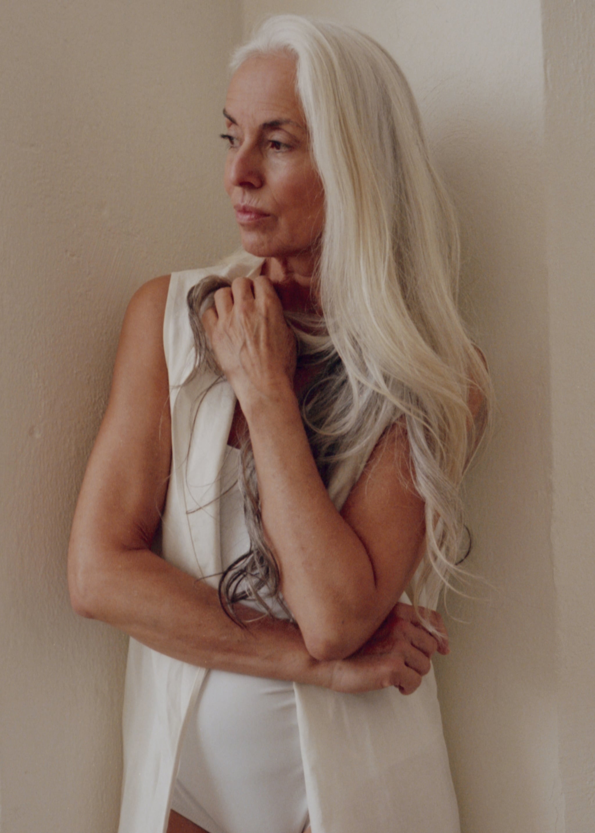 Fashion Shopping Style This Stunning 60 Year Old Woman Is The Star Of A Brand New Swimwear Campaign Popsugar Fashion Photo 16