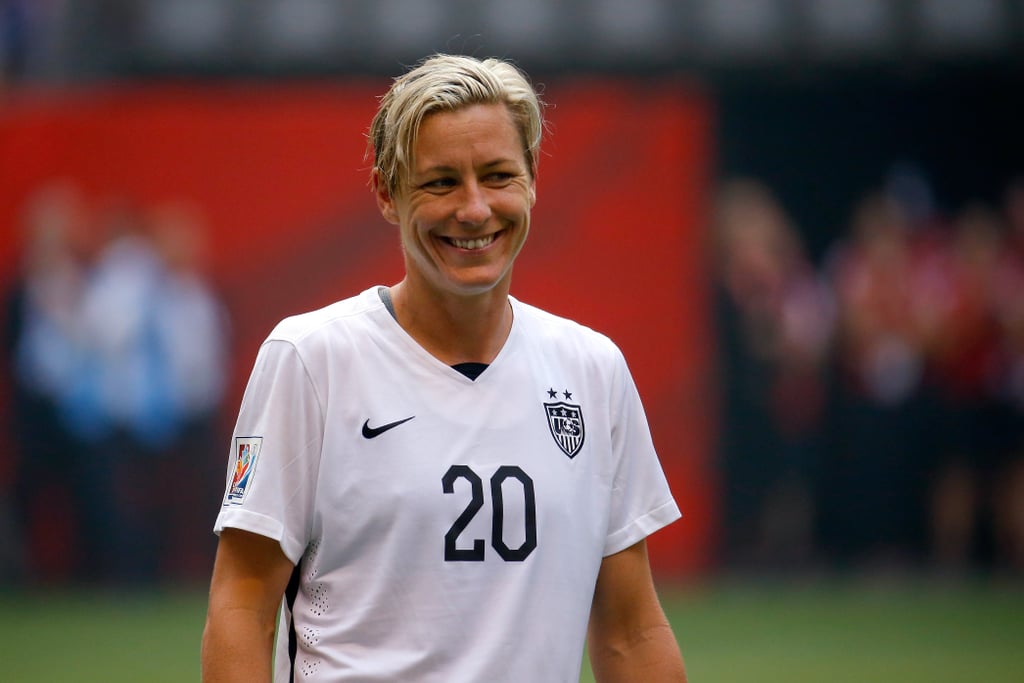 Abby Wambach Kisses Wife After Soccer Win