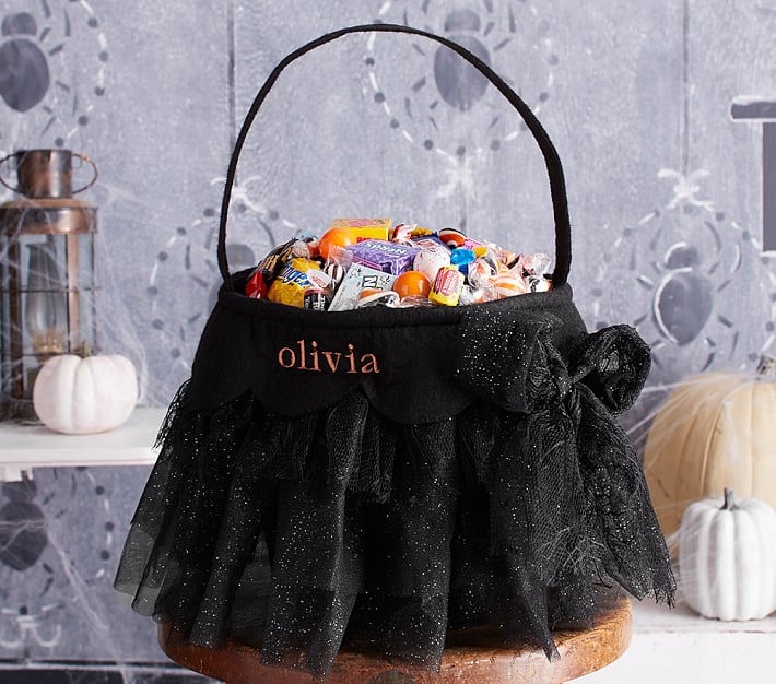 Black Tulle Bucket