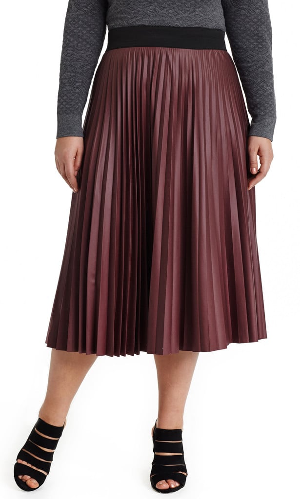 Persona by Marina Rinaldi Onidoso Pleated Jersey Skirt ($199)