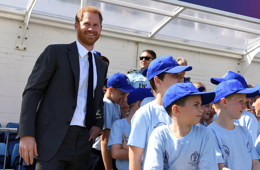 Prince Harry at Opening of Cricket World Cup 2019