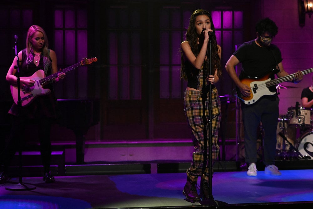 Olivia Rodrigo's Tartan Set For SNL "Good 4 U" Performance