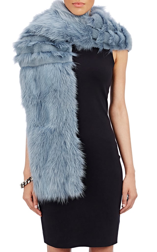 Lanvin Fur Stole-Blue ($9,990)