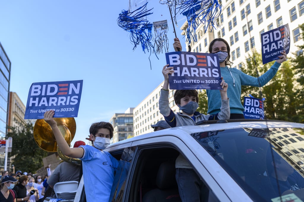 Crowds Celebrate Joe Biden and Kamala Harris's Win | Photos