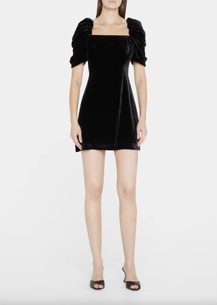 Chloe Bailey Wears Black Velvet Minidress and Fishnets | POPSUGAR Fashion