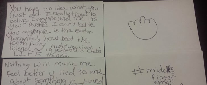 Girl Writes Funny Note After Learning Truth About Santa