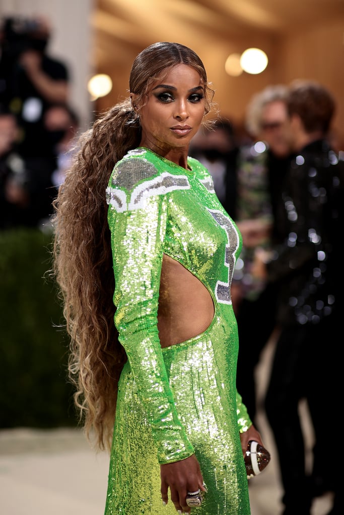 Ciara Debuted an Extra-Long Bronde Ponytail at 2021 Met Gala